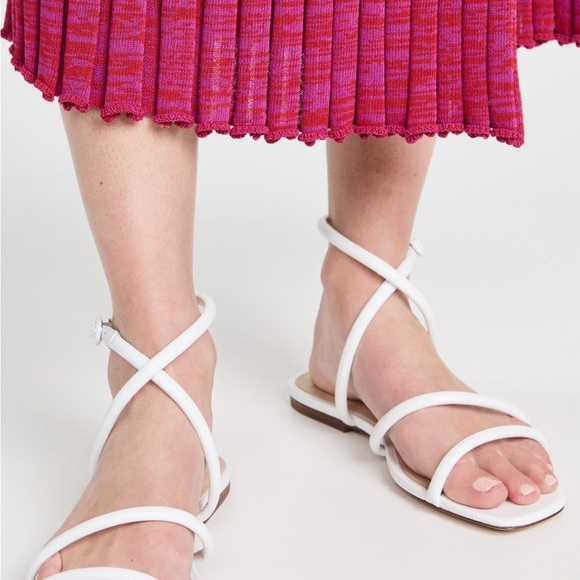 Veronica Beard Maci Sandals in white - Picture 3 of 6